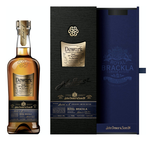 Dewars 25 Años Royal Brackla 750ml Whisky Escoces Blended