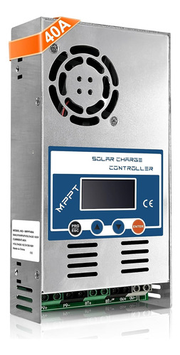 Controlador De Carga Mppt De 40 A, 48 V, 36 V, 24 V, 12 V, P