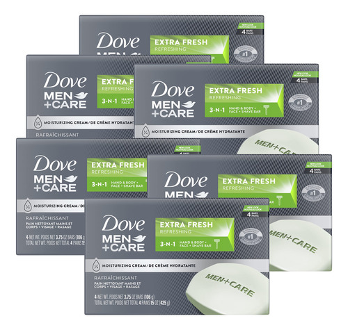 Dove Men+care Bar 3 En 1 Limpiador Para Cuerpo, Cara Y Afei.