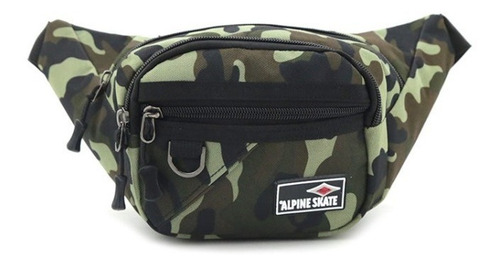 Imagen 1 de 9 de Riñonera Tactica Militar Reforzada Camuflado Hombre Full