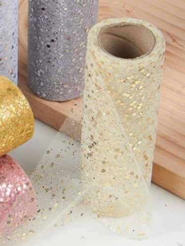 Rollo Tul Diamantado 15 Cm X 9.14 Metros Various Colors