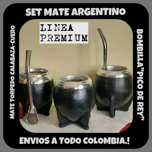 Premium! Set Mate Argentino!mate Torped - Kg a $466