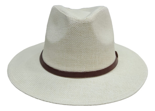 Sombrero De Paja Estilo Indiana Elegante Bohemio Playa Sol 