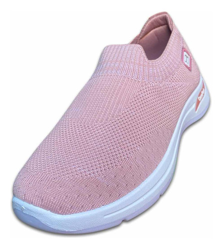 Tenis De Malla Calcetín Bemol Comfort Rosa