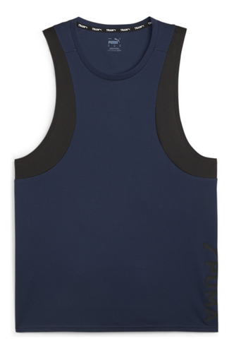 Playera Puma Fit Ultrabreathe Tank, Hombre, Azul Marino