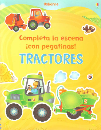 Tractores. Completa La Escena Con Pegatinas - Varios Gussi