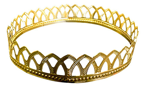 Imagen 2 de 3 de Corona De Rey Medieval Metálica