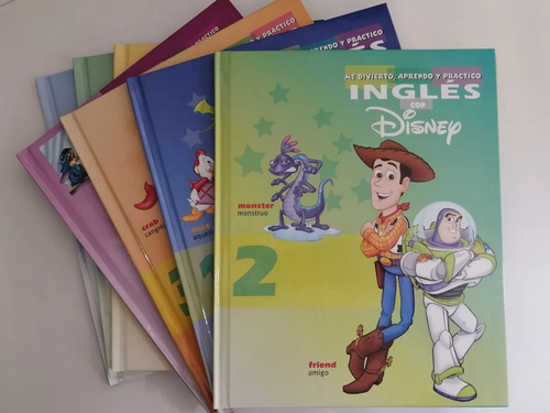 Me Divierto Aprendo Y Práctico Inglés Con Disney 8 Vols 2cd
