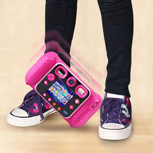 Câmera Selfie Digital Vtech Kidizoom Duo Dx Com Mp3 Rosa 3-9