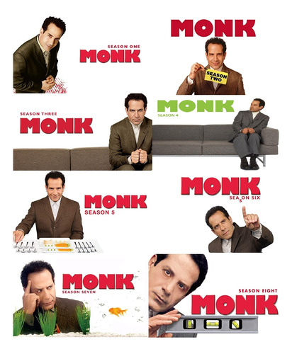 Monk Serie Completa Y Pelicula Latino - Ingles 