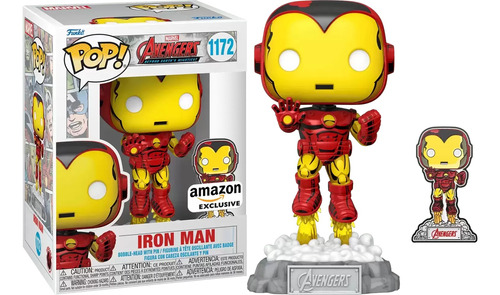 Funko Pop! Avengers - Iron Man 1172 + Pin Exclusivo 