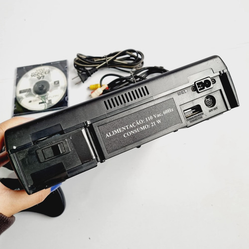 287- Console Sega Saturn Tectoy Funcionando Perfeitamente Preto (Usado)