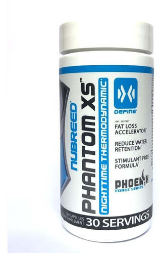 Suplemento en cápsula Nubreed Nutrition  Phantom XS termogénicos