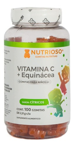 Nutrioso Vitamina C + Equinácea 100 Gomitas Para Niños