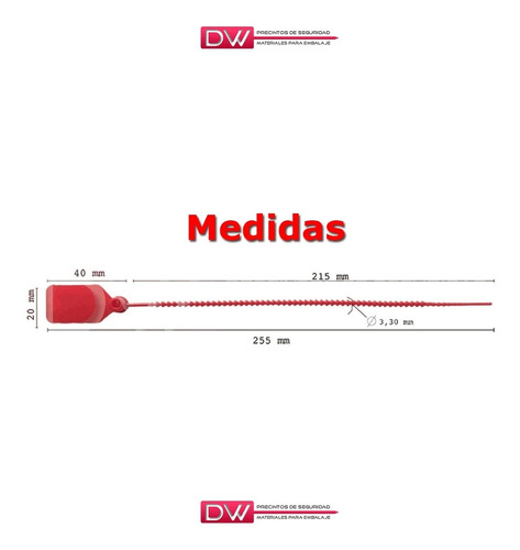 Imagen 6 de 10 de Precinto Plastico Cola De Ratón N° 25cm X100un Oferta!