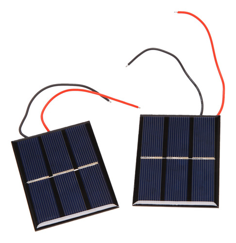 2 Células Solares Microeléctricas De 1,5 V, 400 Ma, 80 X 60