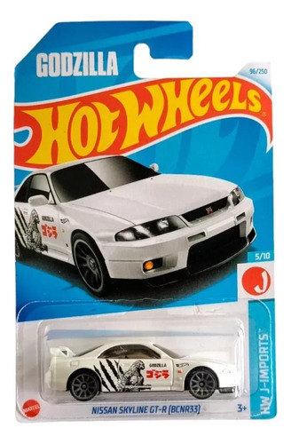 Hot Wheels Nissan Skyline Gt-r (bcnr33) Godzilla 