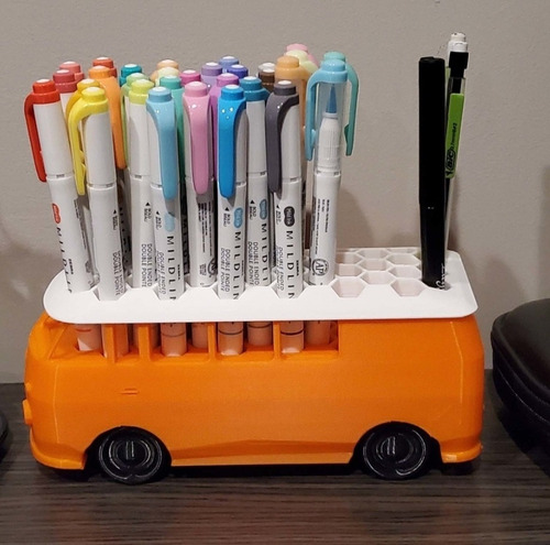 Porta Caneta/lapis Kombi Impressão 3d