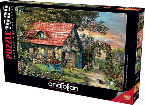 Anatolian 1000piece Puzzle - Country Shed Puzzle, Multicolor