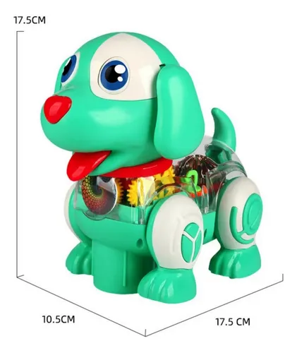 Robot Perro Mascota Engranaje Luces Sonido Danza + Baterias