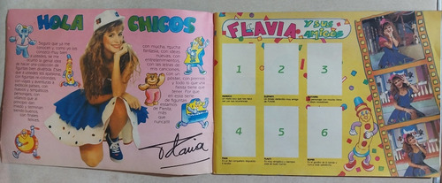 Álbum De Figuritas Flavia. Cromy. Año 1991. Sin Uso!!!!! (Usado)