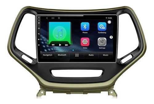 Estéreo Para Jeep Cherokee 2014-2021 Android Carplay 4+64g