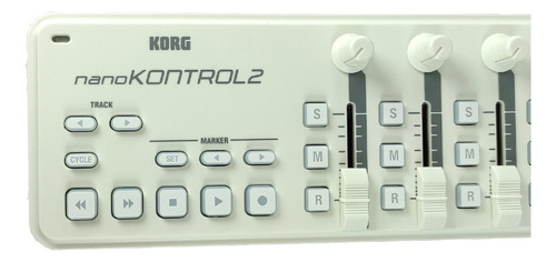 Controlador Usb-midi Faider Generacion 2 Blanco Korg Nanokon