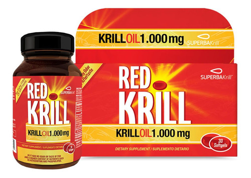 Red Krill 1000mg 30 Softgels