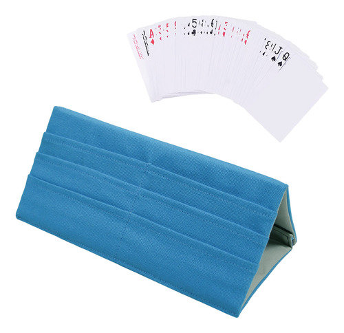 Tarjetero Plegable Para Jugar Al Póquer, De Poliéster, Canas