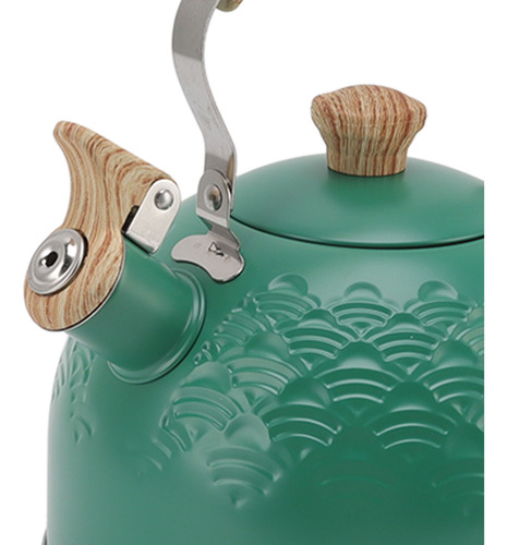 Tetera Silbadora De Acero Inoxidable Con Capacidad Para 2,5