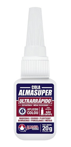 Cola Instantânea Almasuper Ultrarrápido Multiuso 20g