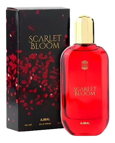 Perfume Scarlet Bloom Ajmal Eau De Parfum para mujer, 100 ml