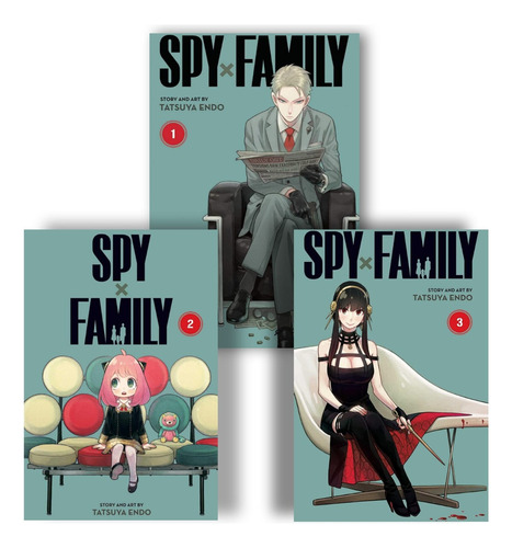 Manga Spy × Family Combo [ Vol. 1, 2 Y 3 ] En Inglés