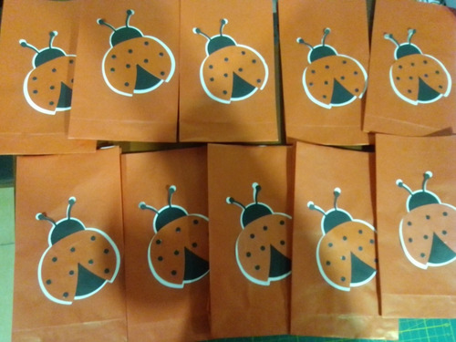 Bolsitas Golosineras Ladybug Vaquita San Antonio X10 Unidad