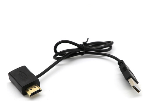 Conector Macho Para Fêmea+cabo De Carregador Usb 2.0 Splite
