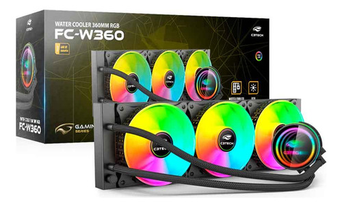 C3Tech FC-W360RGB Water Cooler C3tech 120mm Preto