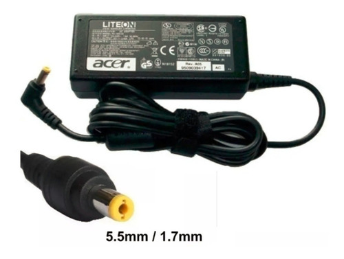 Imagen 1 de 1 de Cargador Original Acer 19v 3.42 (no Incluye Cable De Poder)