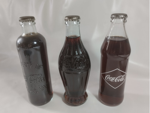 Botellas Coca Cola Edición Vintage.  Lote De 3 Unidades(001)
