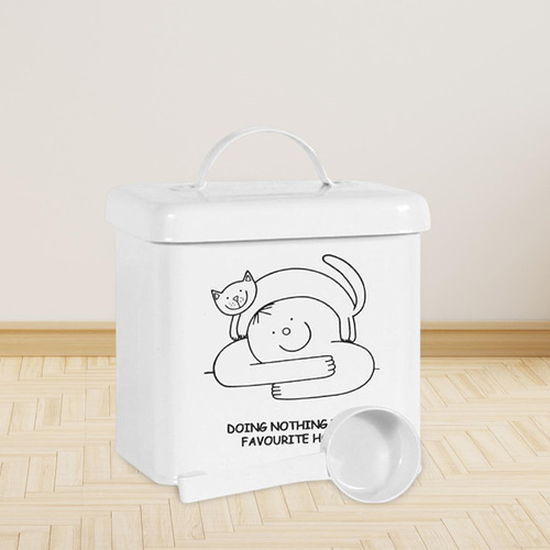 Nuevo Cubiertas De Almacenamiento De Comida Para Gatos S