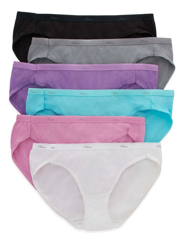 Pack 3 Pantis Marca Hanes Importados 100% Cotton Talla5/s-m 