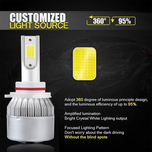 Para D Kit Faros Delanteros Led Luz Alta Y Luz Baja For