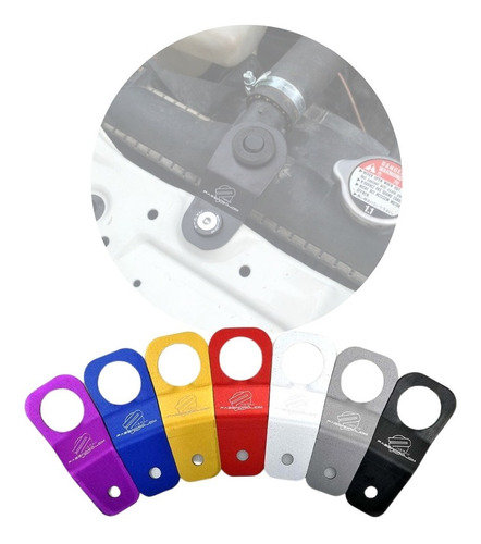 Soporte Radiador Anodizado Honda Civic 96-00 Varios Colores