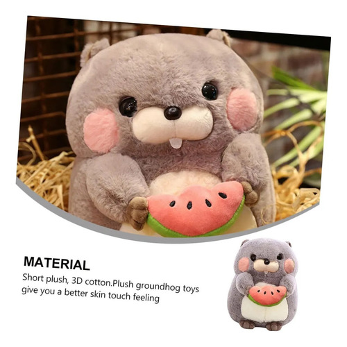 Presente De Boneca De Luxo Foodie Groundhog Para Crianças
