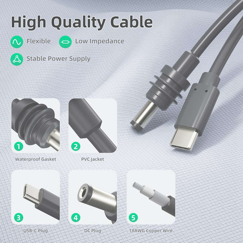 /para 3 Veces Para Starlink Space-x Usb C A Cable De