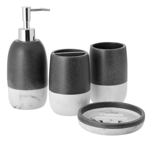 Set Accesorios De Baño Sweet Home Marbled