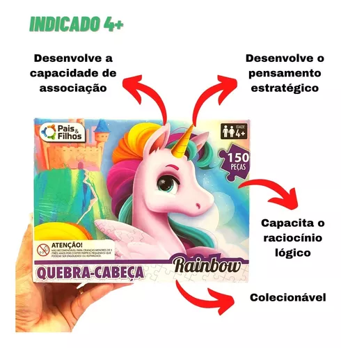 2976 - Quebra Cabeça Rainbow - 150 peças