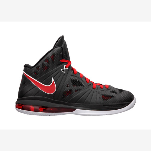 Zapatillas Nike Lebron 8 Ps White/black/red 441946-001   