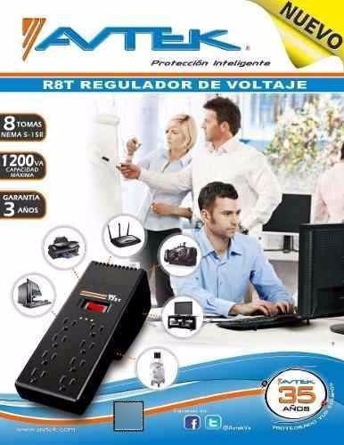 Imagen 4 de 8 de Protector Avtek Computadora, Tv Y Electronica, R8t-1221