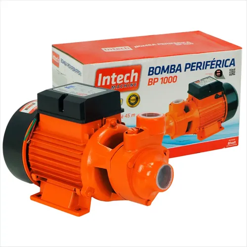 Bomba Periférica Bp1000  Blindado Intech 1cv Mono Bivolt