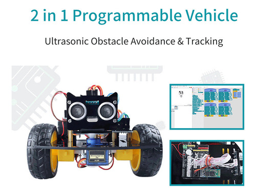 - Kit Diy: Robô Arduino Programável Com Prevenção De